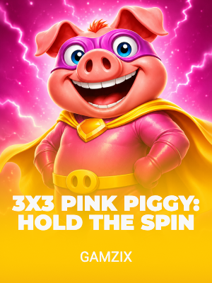 3x3 Pink Piggy: Hold the Spin
